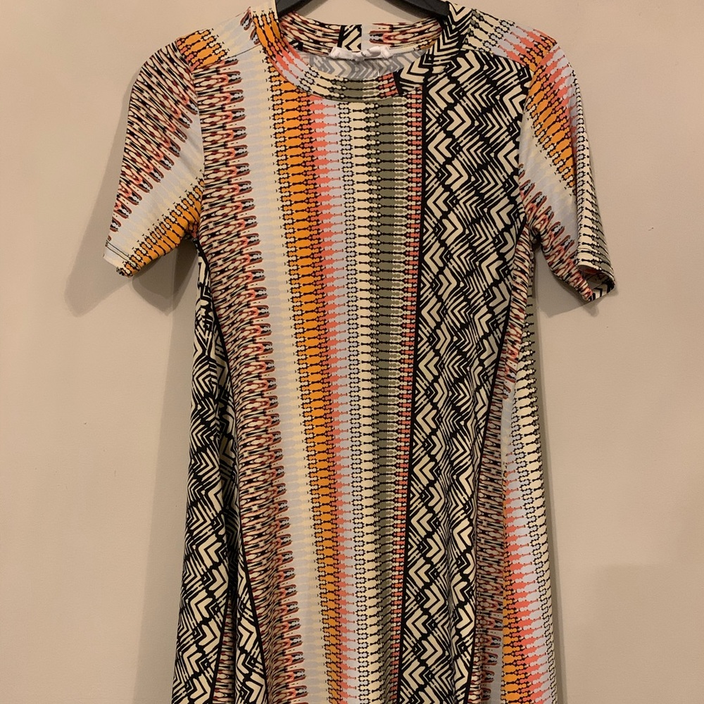 BCBGeneration swing dress tribal/hobo print